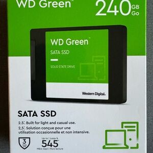 Western Digital 240GB WD Green Internal SSD Solid State Drive NEW